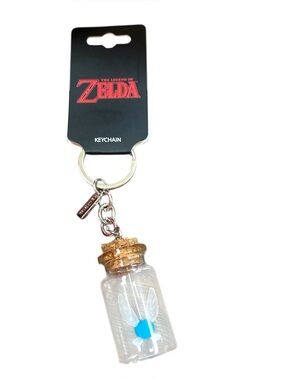 The Legend of Zelda Navi the Fairy in a Bottle Official Nintendo Keychain